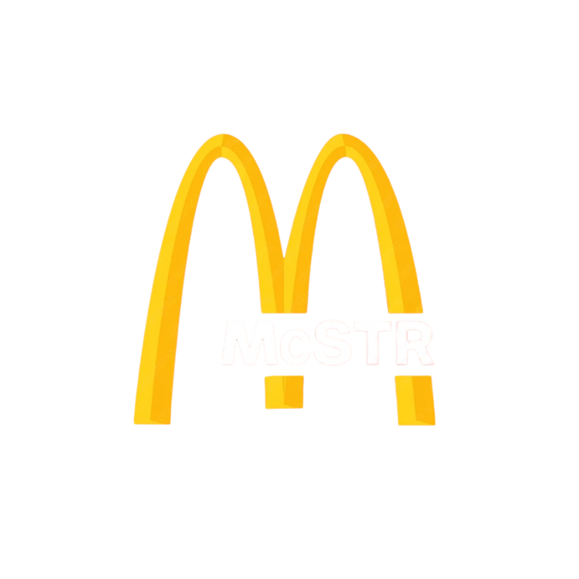 McSRT brand mark — golden arches with McSRT wordmark